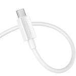 Hoco Cable X107 Favor Type-C To Type-C 60W 1M - White