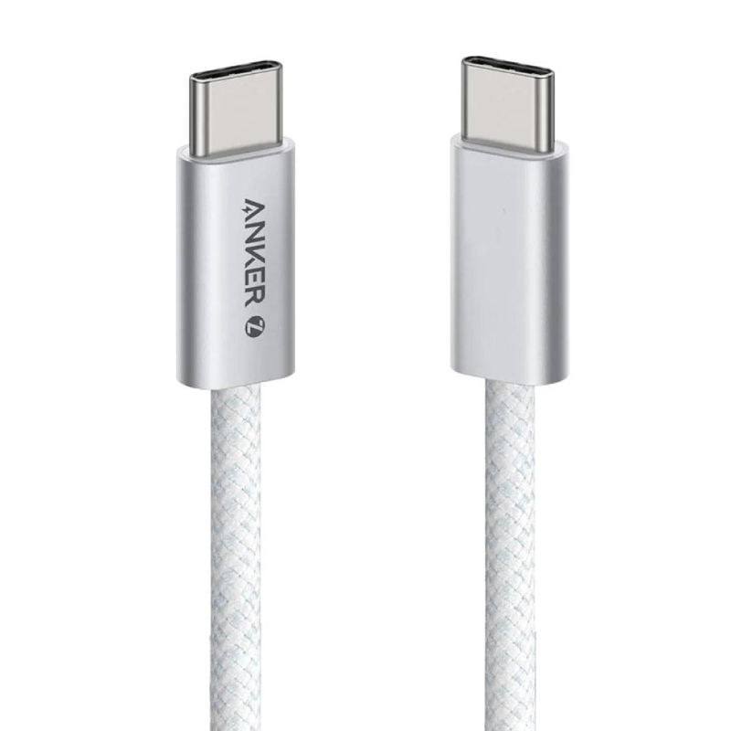 Anker USB-C TO USB-C CABLE 240W 2M, A8060H22 - White
