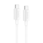Hoco Cable X107 Favor Type-C To Type-C 60W 1M - White