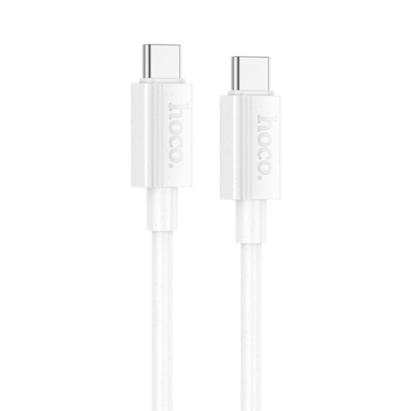Hoco Cable X107 Favor Type-C To Type-C 60W 1M - White