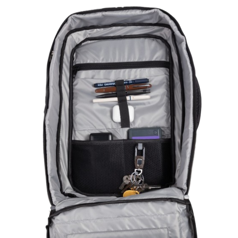 ATA NMR Elegance 17 inch Laptop Backpack Large Capacity USB Charging Waterproof - Grey