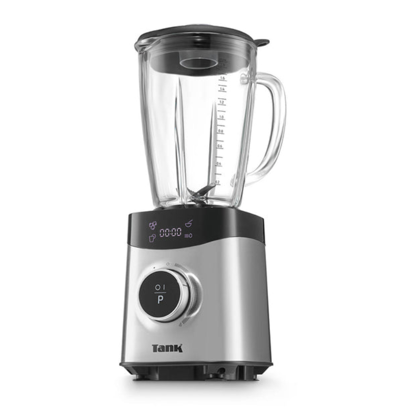 Tank Smart Blender, 1.8L Glass Jug, with Digital Display Panel, 4 Preset Programs, 1500 Watts, YB-S09