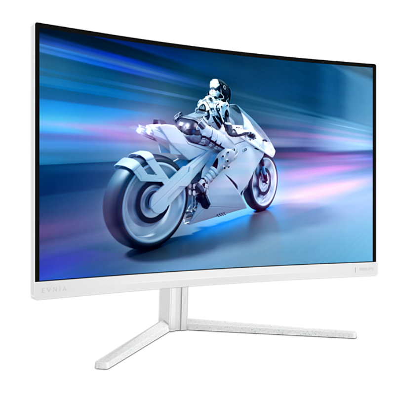 Philips Evnia Gaming Curved Monitor, 27 Inch, 27M2C5501 - White