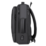 Meinaili 1905 USB Charging Backpack 15.6 inch Laptop Travel Bag - Black