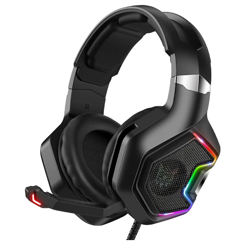 Onikuma K10 PRO Gaming Headset, Microphone, RGB Lighting - Black