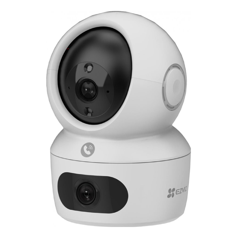 EZVIZ H7c Dual 2K⁺ & 2K⁺ Dual-Lens Pan & Tilt Wi-Fi Camera, H7C DUAL - White
