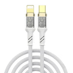 Momo Type-C To Lightning Cable 30W Fast Charging 1.2m, MO-011012 - White