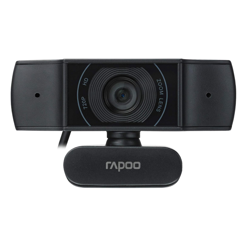 Rapoo C200 WebCam 720p HD USB with Microphone - Black