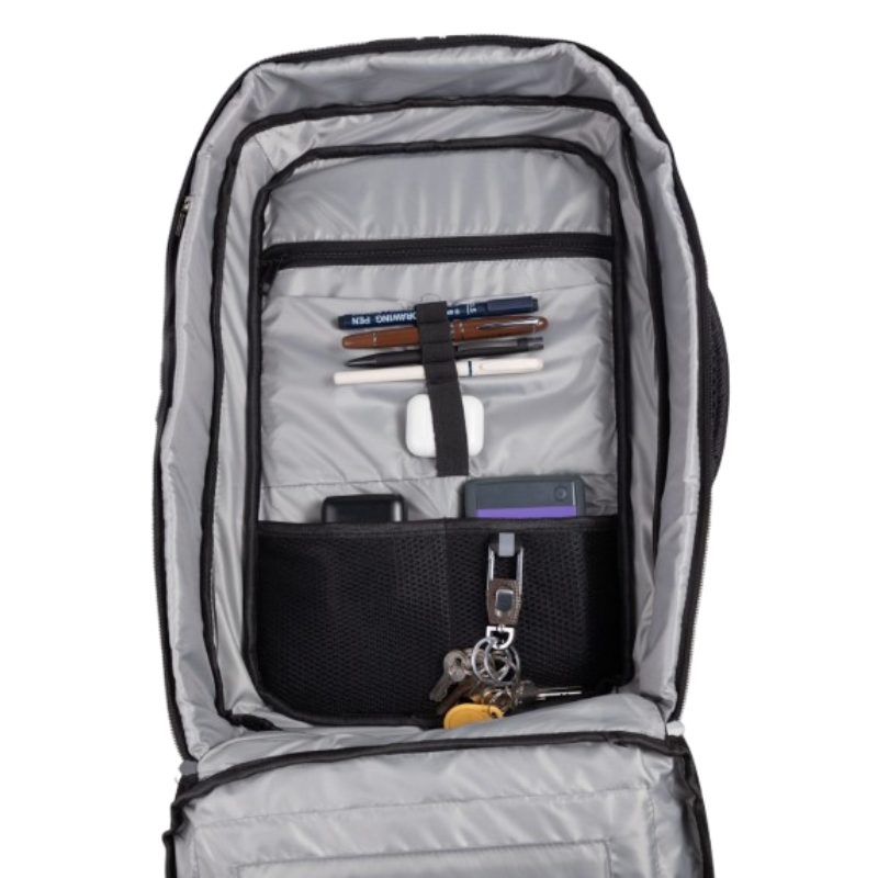 ATA NMR Elegance 17 inch Laptop Backpack Large Capacity USB Charging Waterproof - Black