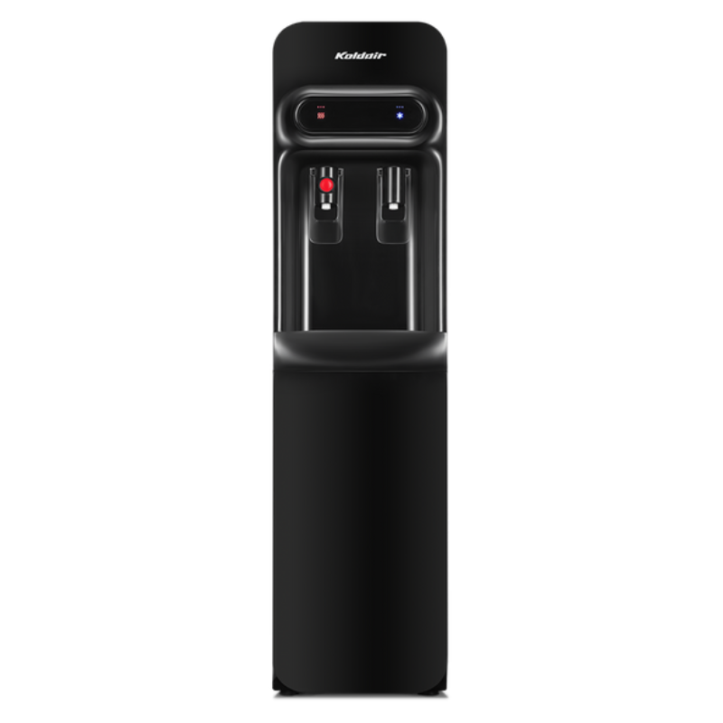 Koldair Slim Water Dispenser 2 Taps Hot & Cold, KWD Slim - Black