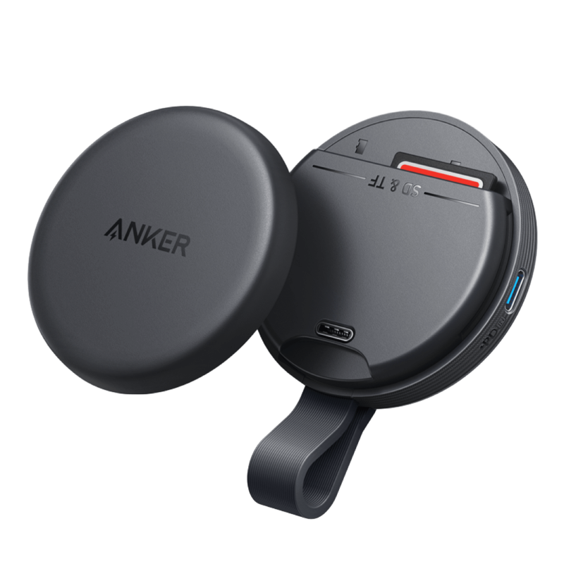 Anker MagGo USB-C 3-in-1 Adapter 10GPs SD Card Reader for iPhone, A83D1HA1 - Black