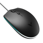 Rapoo V11S Ergonomic Ambidextrous Optical Gaming Mouse - Black