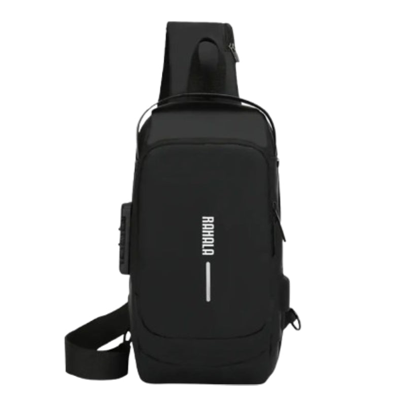 Rahala RL950 Cross bag Waterproof Anti-theft Unisex USB charging - Black