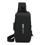 Rahala RL950 Cross bag Waterproof Anti-theft Unisex USB charging - Black