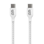 Smart Gate Cable braided USB-C to USB-C Fast Shielded 1m - White