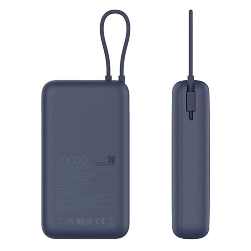 Xiaomi 33W Power Bank 20000mAh (Integrated Cable) - Blue