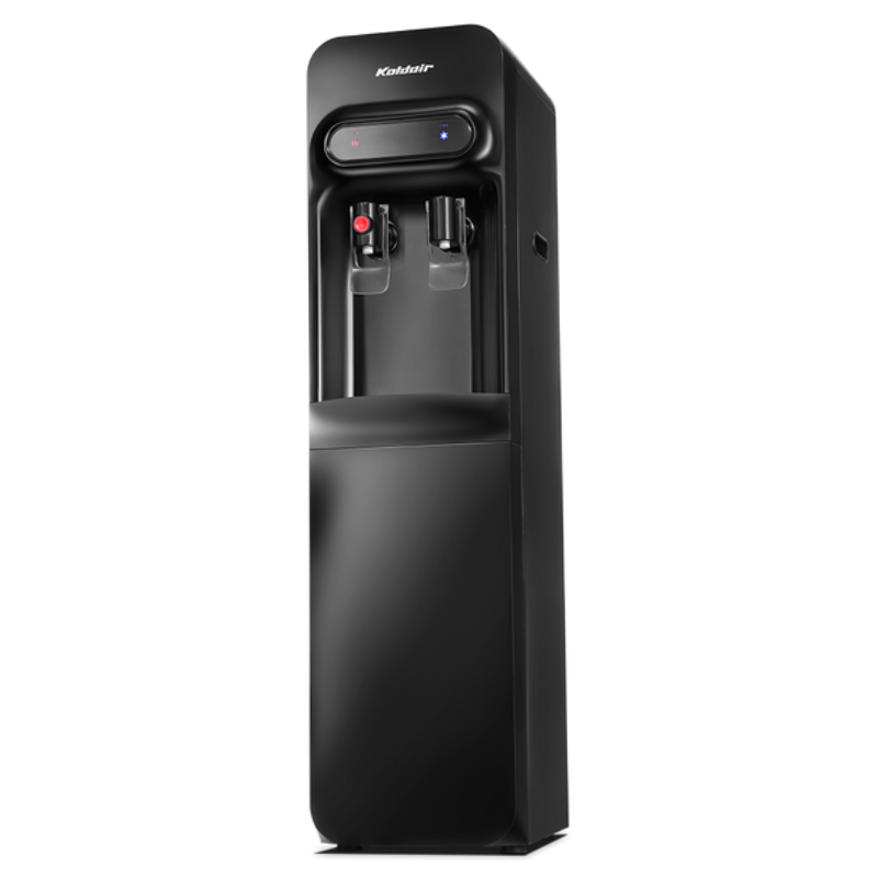 Koldair Slim Water Dispenser 2 Taps Hot & Cold, KWD Slim - Black