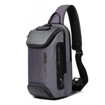 Bange 7082 New Oxford Waterproof Chest Bag Large Capacity - Grey