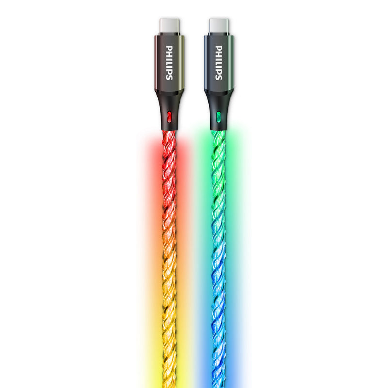 philips USB-C to USB-C Cable 60W 1.M DLC5130C Black