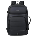 Meinaili N Elegance Expandable Men’s 17 Inch Laptop Waterproof Business Backpack - Black