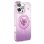 Levelo Hearts Magsafe Case For iPhone 16 Pro Max - Pink