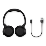 Philips Series 2000 Wireless Over Ear Headphone with Mic, TAH2209BK/79 - Black  