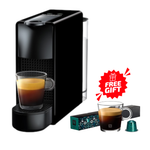 Nespresso Mini Essenza Coffee Machine 0.6Liter, 1310 watts, 19 Bar, C30-EU-SI-NE2 Black + 30 Coffee Capsules Gift