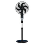 Armadillo Stand Fan 18" 70W, 6 Blades, 3 Speeds, Black