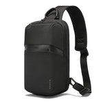 Bange BG-7719 Multifunctional Waterproof Sling Shoulder Men bag - Black