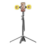 Porodo Selfie Stick Pro X with 360º AI Tracking - Black  