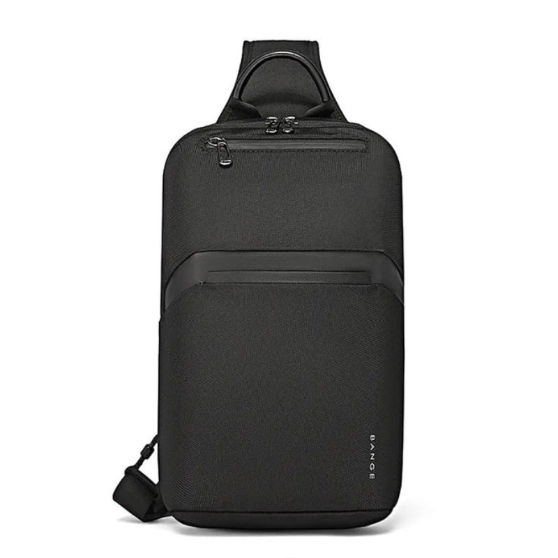 Bange BG-7719 Multifunctional Waterproof Sling Shoulder Men bag - Black