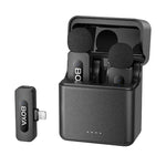 BOYA Dual-Channel Wireless Lightning Microphone 2.4 GHz, BY-V3 - Black