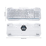 Aula Keyboard F2009 White Square Switch Red