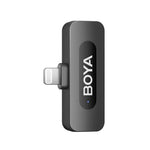 BOYA Dual-Channel Wireless Lightning Microphone 2.4 GHz, BY-V3 - Black