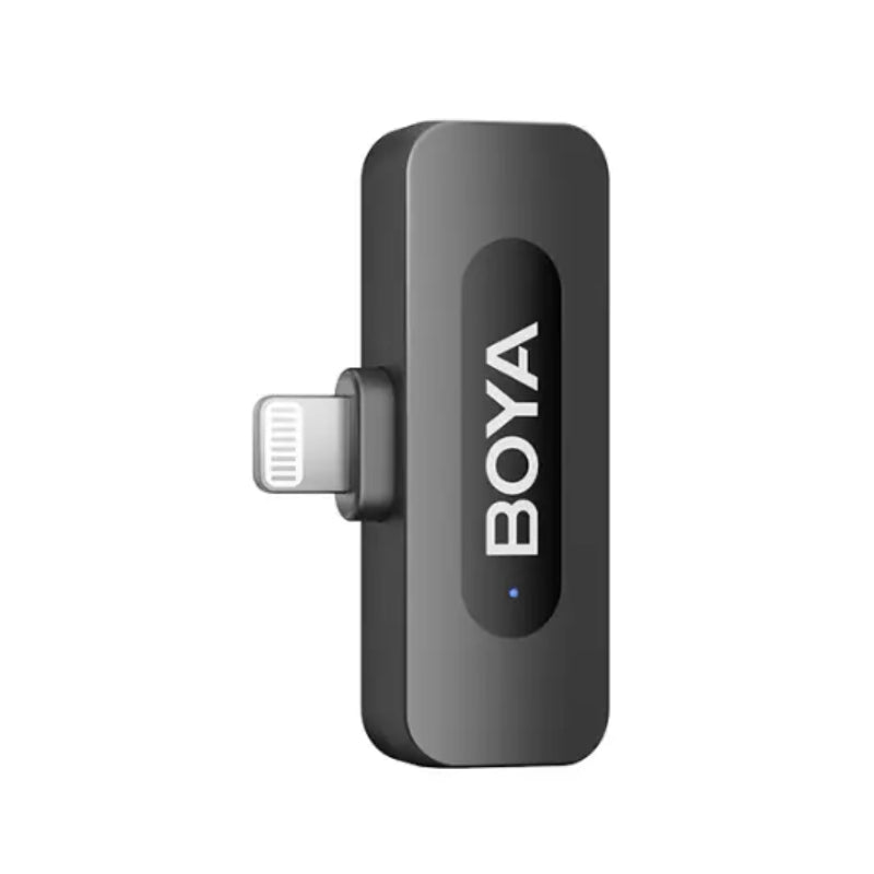 BOYA Dual-Channel Wireless Lightning Microphone 2.4 GHz, BY-V3 - Black