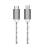 Momo MO-011013 Type-C To Lightning Cable 30W Fast Charging 1.2m - White