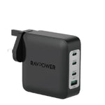 Ravpower,(200w) ,4 Ports PD, Home Charger-Black
