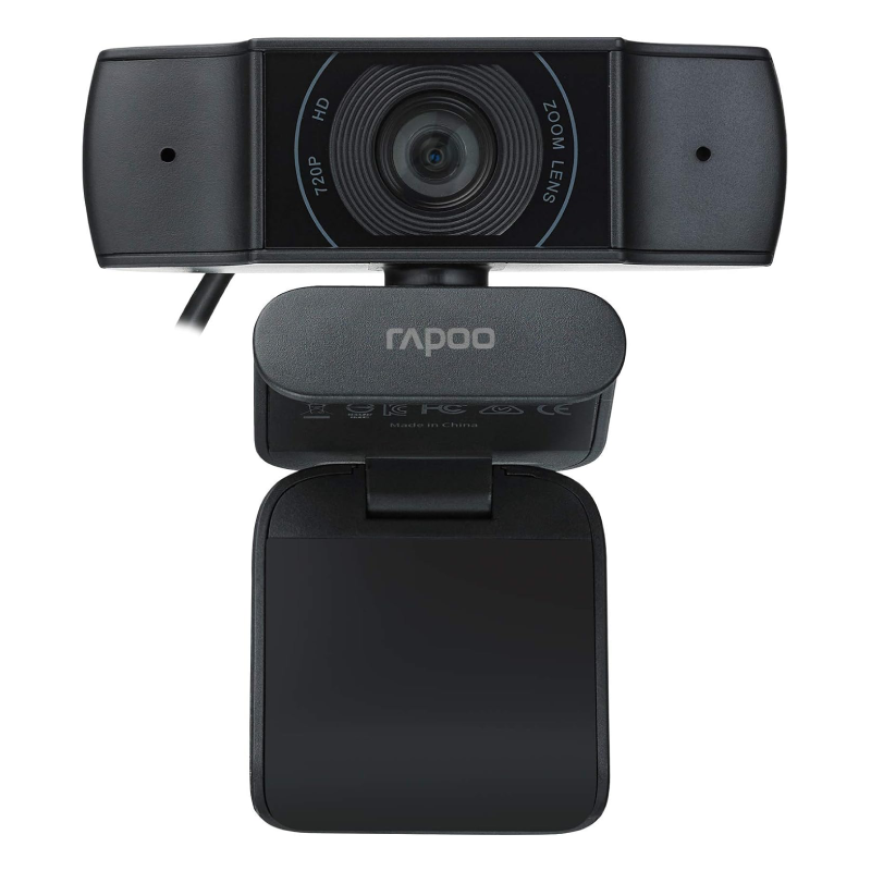 Rapoo C200 WebCam 720p HD USB with Microphone - Black