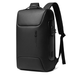BANGE 7216 Waterproof Unisex Travel Laptop Backpack - Black