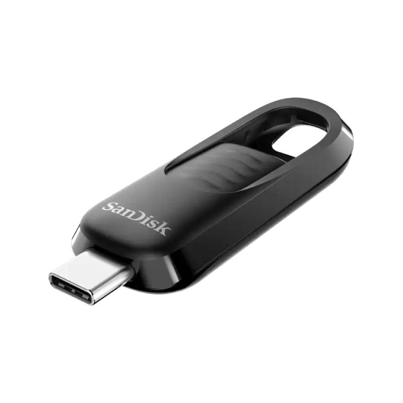 SanDisk Ultra Slider USB Type-C Flash Drive 64GB - Black