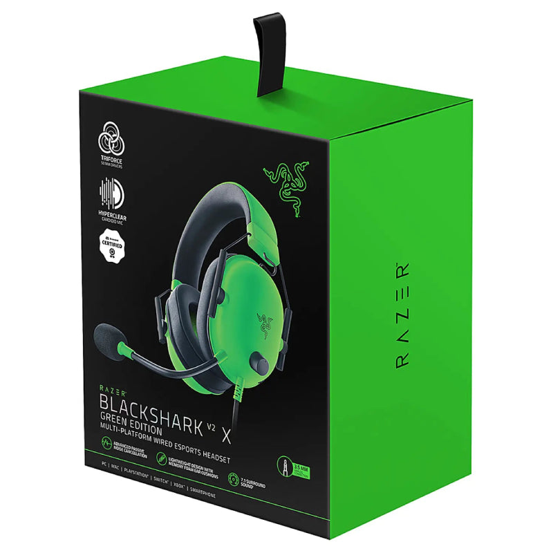 Razer Blackshark V2 X Gaming Headset - Green