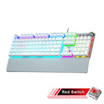 Aula F2058 USB Gaming Keyboard LED Light (AR/ EN) Red Switch - White