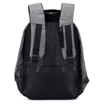 ATA Backpack 15.6-inch for Travel Anti-theft Computer Bag USB Charging - Grey