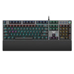 Aula F2058 USB Gaming Keyboard LED Light Blue Switch - Black