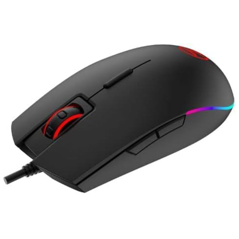Techno Zone V-64-FPS Wired RGB Gaming Mouse - Black