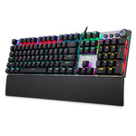 Aula F2058 USB Gaming Keyboard LED Light Brown Switch - Black