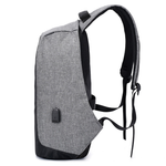 ATA Backpack 15.6-inch for Travel Anti-theft Computer Bag USB Charging - Grey