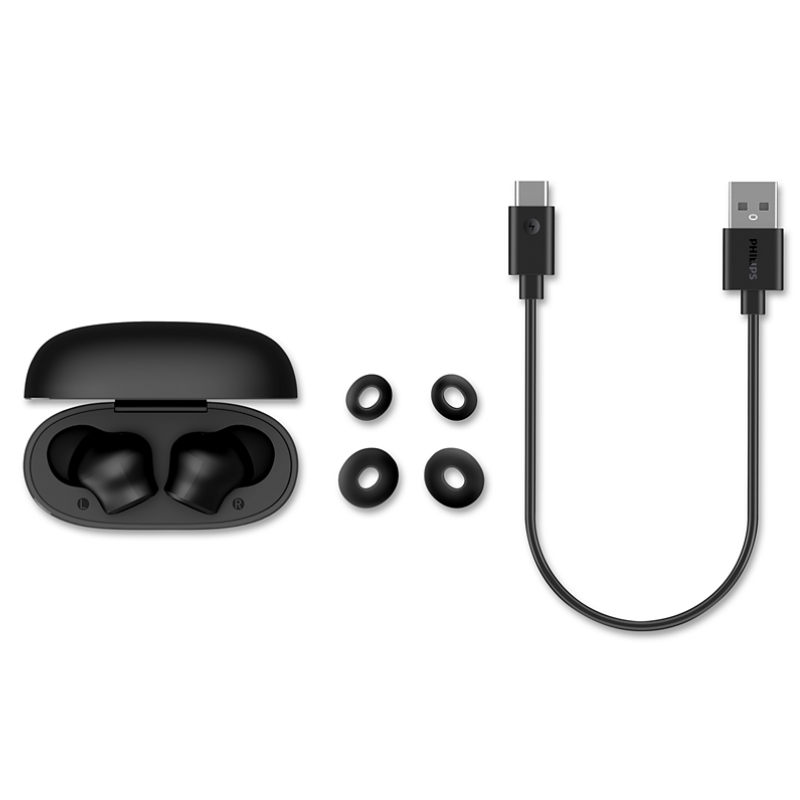 Philips 1000 series True Wireless Headphones, 1109BK/97 - Black