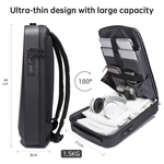 Bange BG-22201 Business Hard Shell Laptop Bag Men Backpack - Black