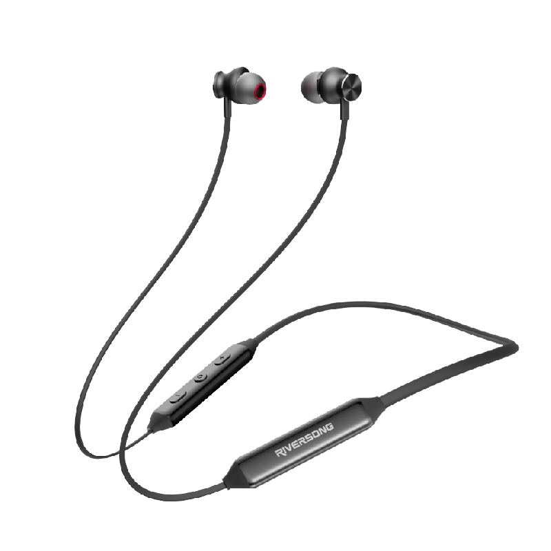 Riversong Stream L3 EA510 ENC Neckband Bluetooth Earphone - Black
